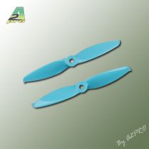 H&eacute;lice Gemfan bipale PC bleue 5x5 (2 paires CW + CCW)