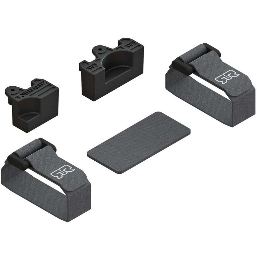AR320413 Battery Mounting Set 4x4 - HORIZON HOBBY - R&eacute;f&eacute;rence: ARAC3109