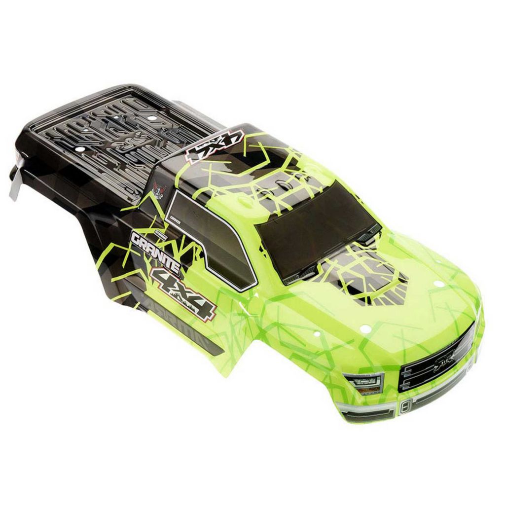 AR402253 Body Painted/Decal Green Granite 4x4 Mega - HORIZON HOBBY - R&eacute;f&eacute;rence: ARAC3335