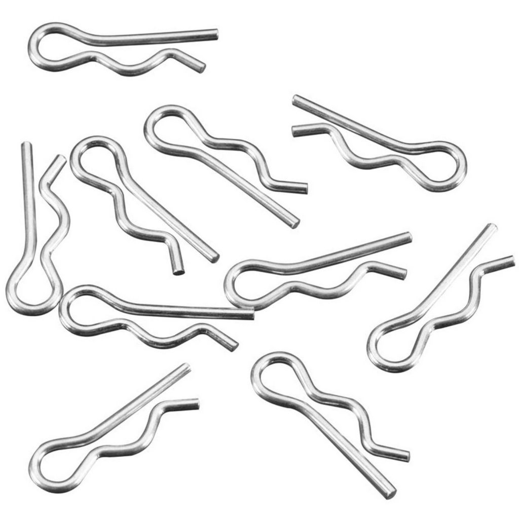 AR320005 Body Clip 6mm Black (10) - HORIZON HOBBY - R&eacute;f&eacute;rence: ARAC3450