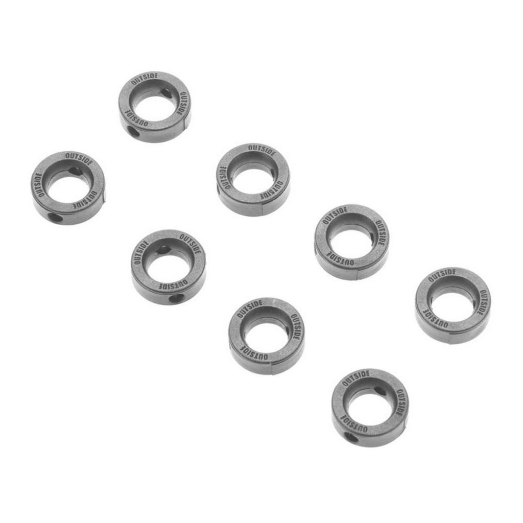 AR310610 Driveshaft Pin Retaining Ring Nero (8) - HORIZON HOBBY - R&eacute;f&eacute;rence: ARAC4049