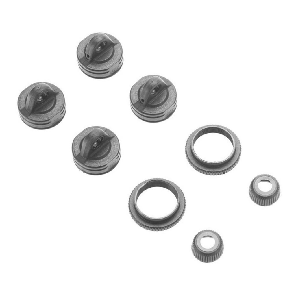 AR330337 Shock Cap Set Nero (2) - HORIZON HOBBY - R&eacute;f&eacute;rence: ARAC8970