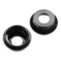 AR330205 Shock Cap Lower Aluminum Black (2) - HORIZON HOBBY - R&eacute;f&eacute;rence: ARAC9002