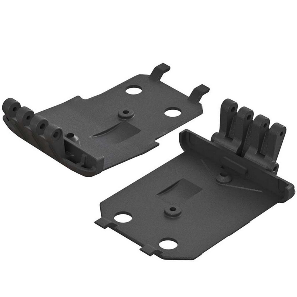 AR320401 F/R Lower Skidplate (2) 4x4 Granite MEGA - HORIZON HOBBY - R&eacute;f&eacute;rence: ARAC9260