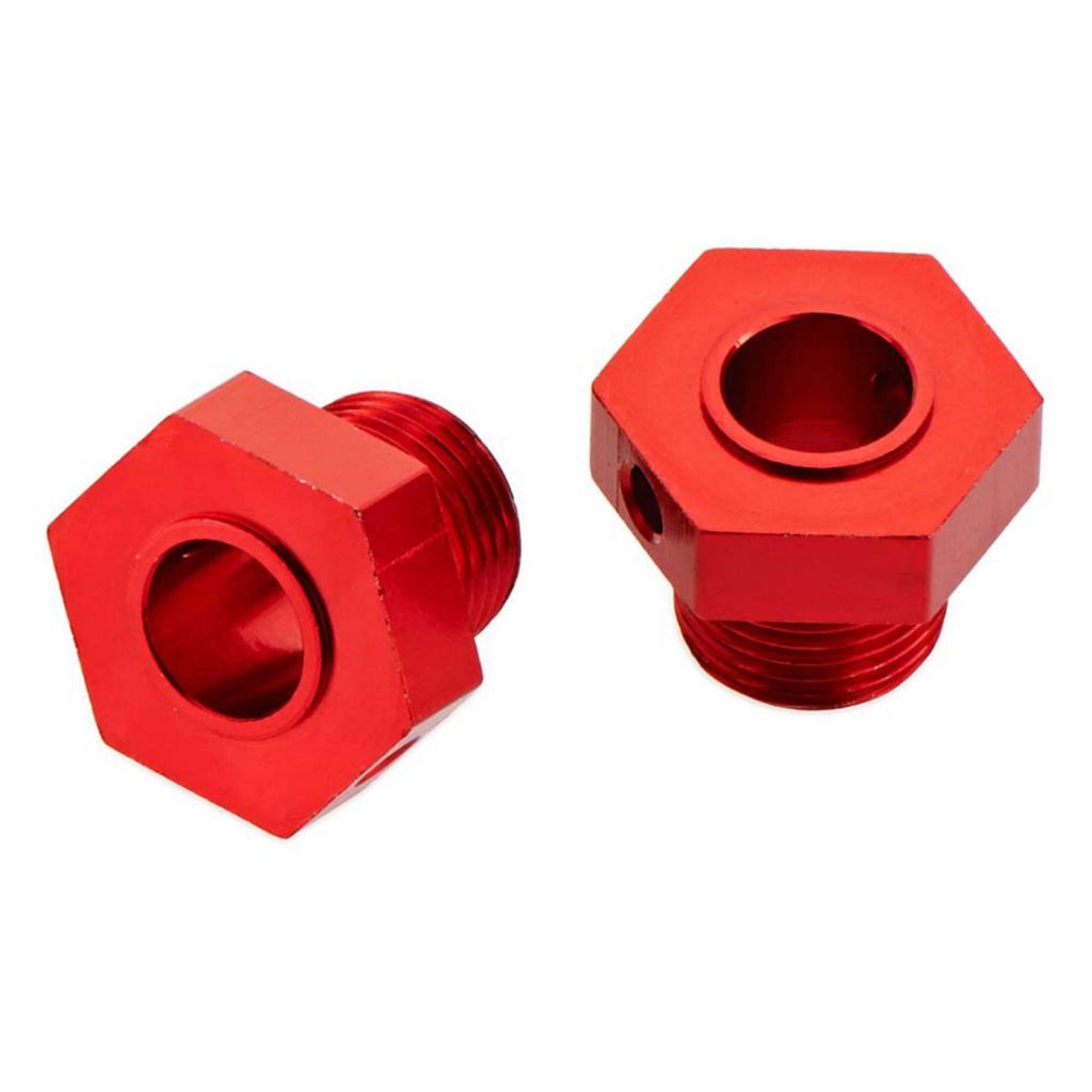 AR330359 Wheel Hex Aluminum Red Nero (2) - HORIZON HOBBY - R&eacute;f&eacute;rence: ARAC9441