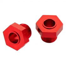 AR330359 Wheel Hex Aluminum Red Nero (2) - HORIZON HOBBY - R&eacute;f&eacute;rence: ARAC9441