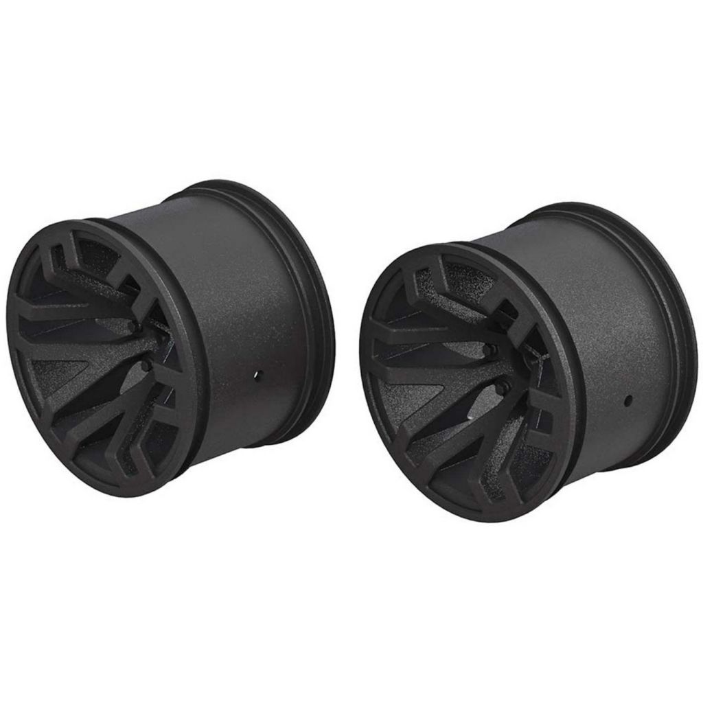 AR510097 MT 2.8 Wheel 14mm Hex Black (2) - HORIZON HOBBY - R&eacute;f&eacute;rence: ARAC9463