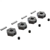AR310816 Wheel Hex Metal 12mm (4) - HORIZON HOBBY - R&eacute;f&eacute;rence: ARAC9473