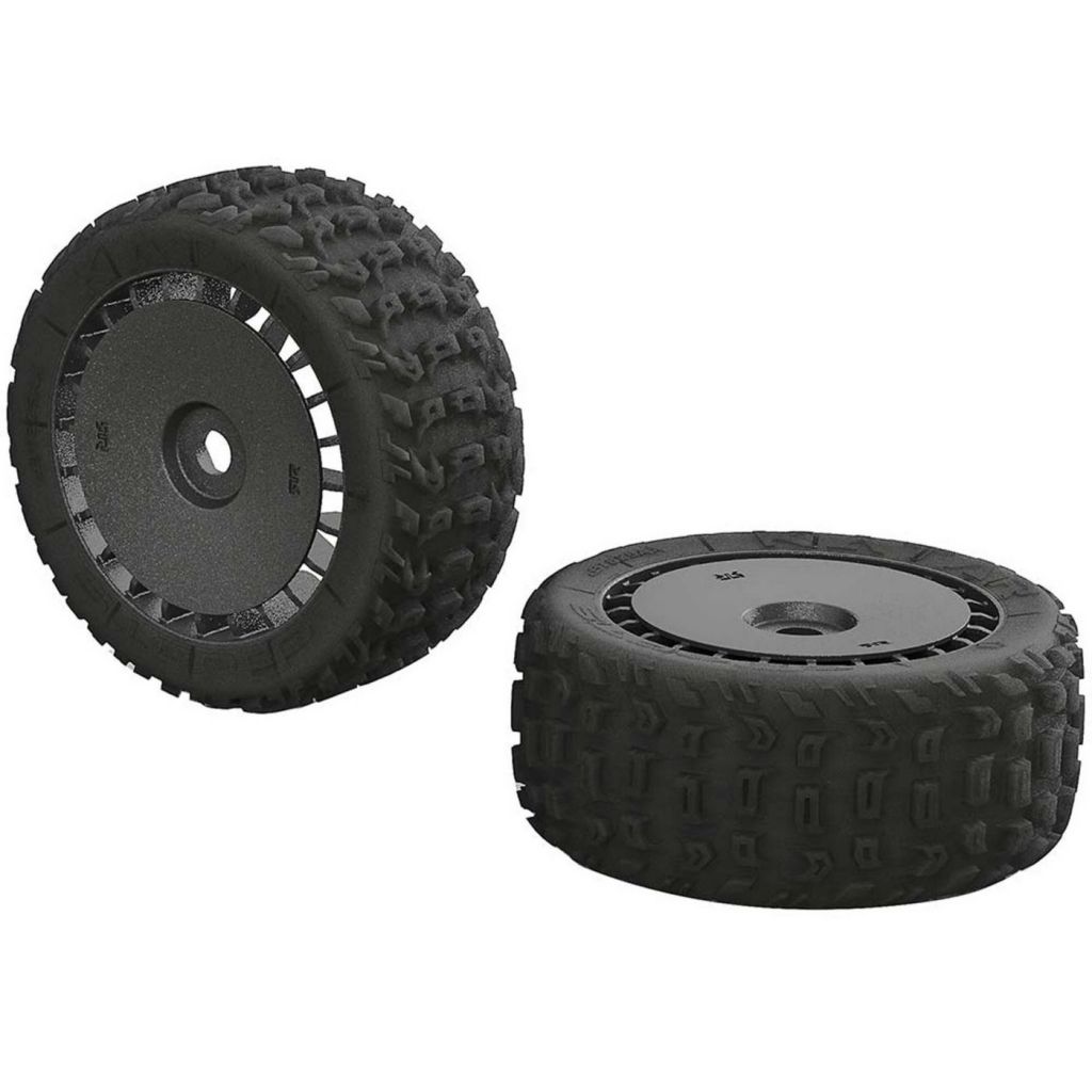 AR550048 KATAR T 6S Tire/Wheel Set Talion (2) - HORIZON HOBBY - R&eacute;f&eacute;rence: ARAC9615