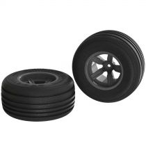 AR550040 Dirt Runner ST Front Tire Set Glued Black - HORIZON HOBBY - R&eacute;f&eacute;rence: ARAC9624