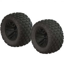 AR550044 dBoots Fortress MT Tire Set Glued Blk (2) - HORIZON HOBBY - R&eacute;f&eacute;rence: ARAC9632