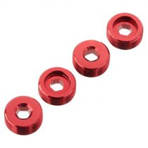 AR330196 Nut Front Hub Aluminum Red (4) - HORIZON HOBBY - R&eacute;f&eacute;rence: ARAC9920