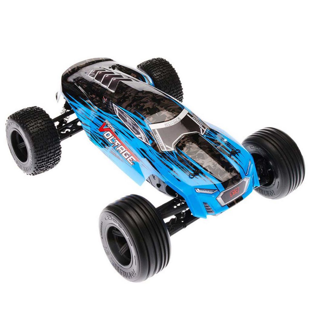 AR102664 1/10 FAZON VOLTAGE MEGA Truck 2WD RTR Blu - HORIZON HOBBY - R&eacute;f&eacute;rence: ARAD12BL