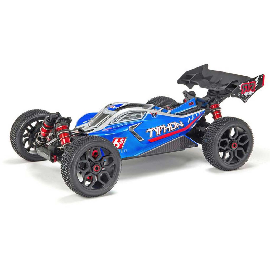 AR106028 2018 1/8 Typhon 6S BLX 1/8 4WD Bgy RTR Bl - HORIZON HOBBY - R&eacute;f&eacute;rence: ARAD80BS