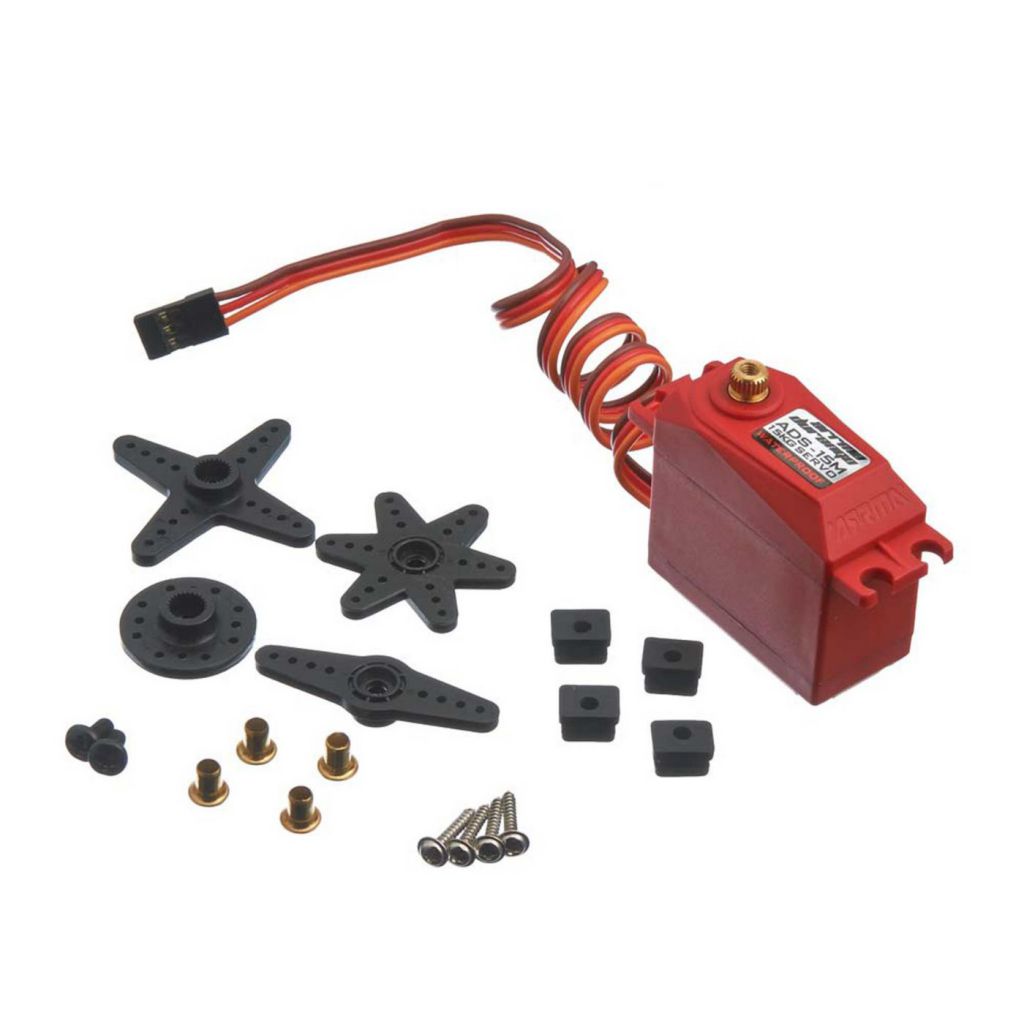 AR390139 ADS-15M V2 15kg Waterproof Servo Red - HORIZON HOBBY - R&eacute;f&eacute;rence: ARAM1025