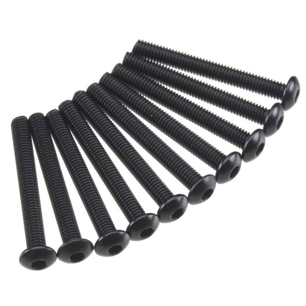 AXA120 Hex Socket Button Head M3x25mm Black (10) - HORIZON HOBBY - R&eacute;f&eacute;rence: AXIC0012