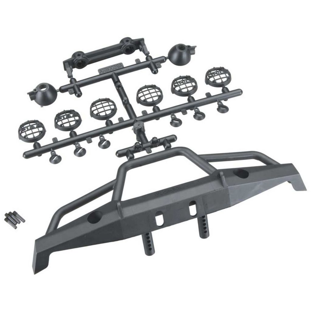 AX80039A 1/10 Front Plate Bumper Set - HORIZON HOBBY - R&eacute;f&eacute;rence: AXIC0039