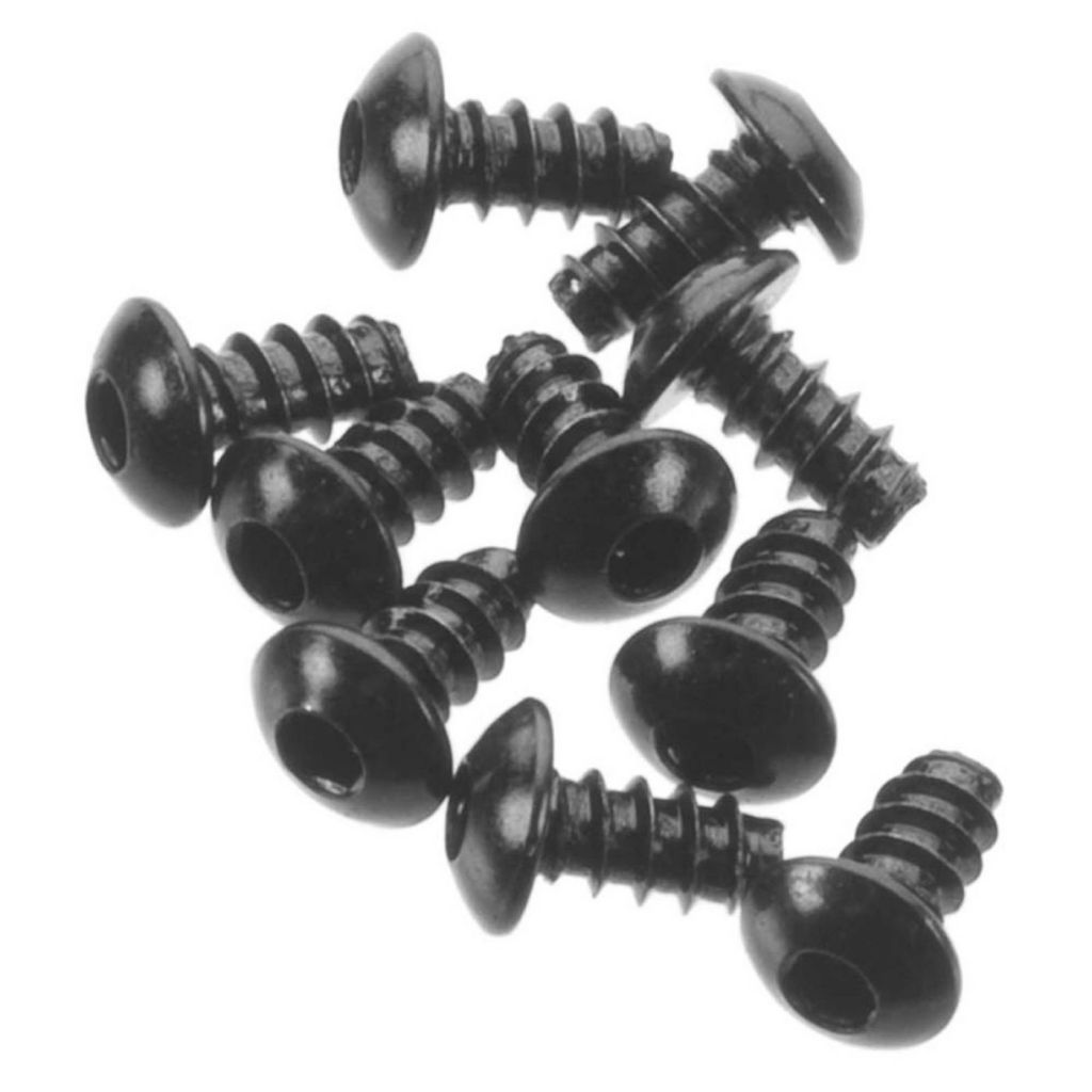 AXA433 Hex Socket Button Head M3x6mm Black (10) - HORIZON HOBBY - R&eacute;f&eacute;rence: AXIC0433