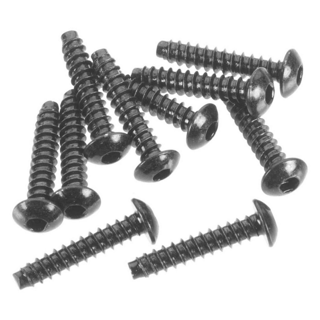 AXA0437 Hex Socket Tapping Button Head M3x15mm Blk - HORIZON HOBBY - R&eacute;f&eacute;rence: AXIC0437