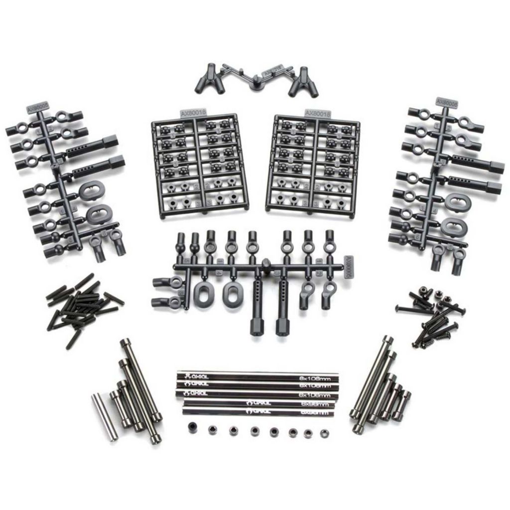 AX30550 Aluminum Wheelbase Links Set 12.3 (313mm) - HORIZON HOBBY - R&eacute;f&eacute;rence: AXIC0550