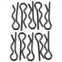 AXA1059 Body Clip 6mm Black (10) - HORIZON HOBBY - R&eacute;f&eacute;rence: AXIC1059