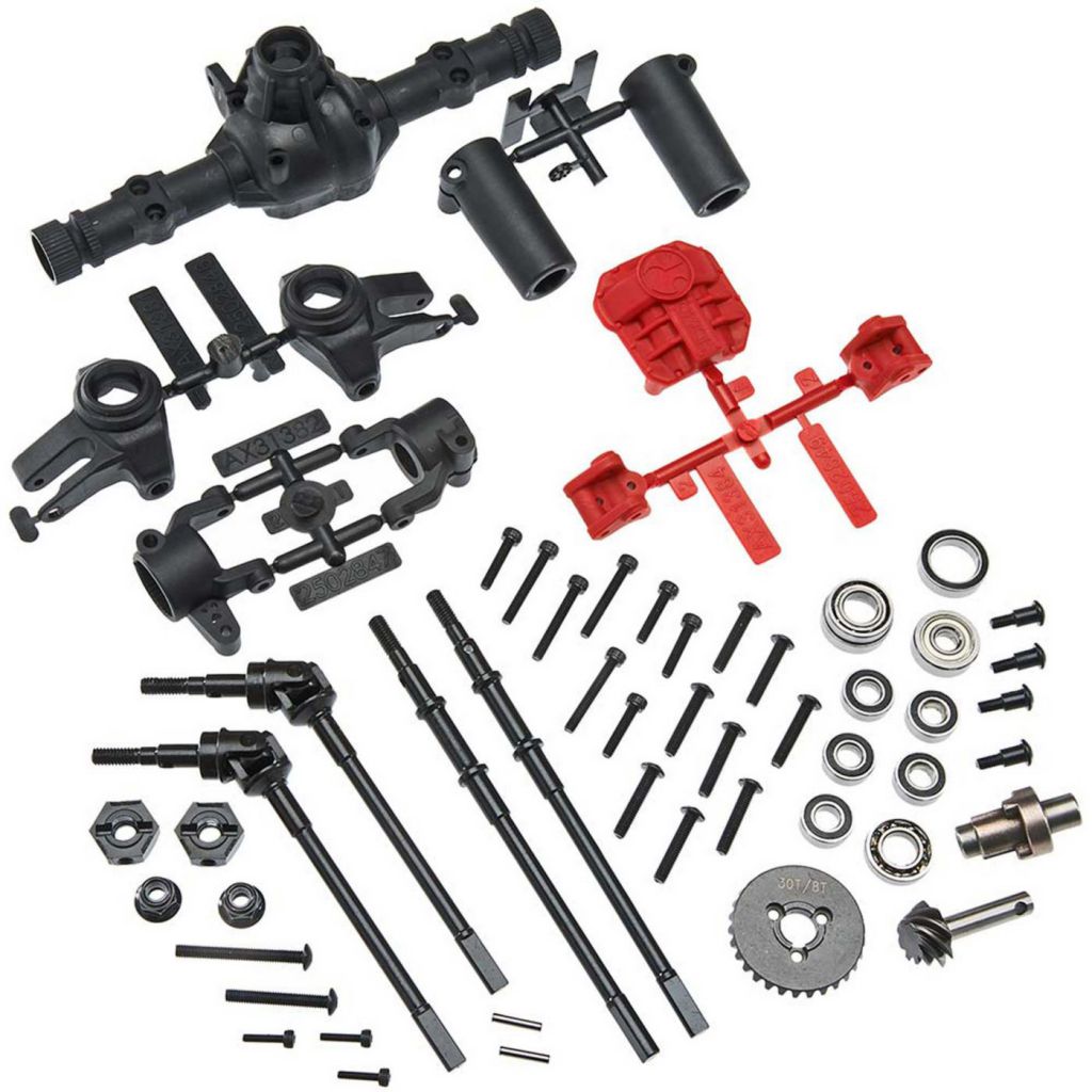 AX31438 AR44 Locked Axle Set Front/Rear Complete - HORIZON HOBBY - R&eacute;f&eacute;rence: AXIC1438
