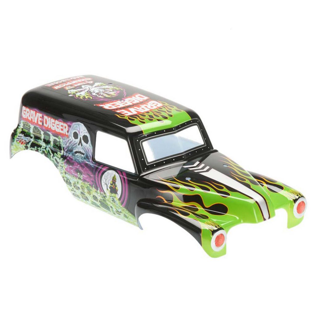 AX31459 Grave Digger Monster Truck Printed Body - HORIZON HOBBY - R&eacute;f&eacute;rence: AXIC1459