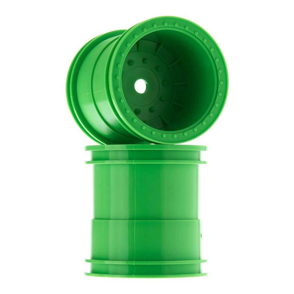 AX31461 2.2 Monster Truck Wheels 63mm Green (2) - HORIZON HOBBY - R&eacute;f&eacute;rence: AXIC1461