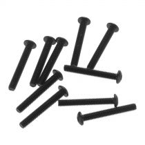 AX31491 Hex Socket Button Head M2.6x1mm Black (10) - HORIZON HOBBY - R&eacute;f&eacute;rence: AXIC1491