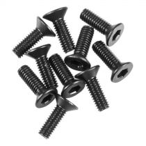 AX31372 M2.6x8mm Hex Socket Flat Head Black (10) - HORIZON HOBBY - R&eacute;f&eacute;rence: AXIC3372