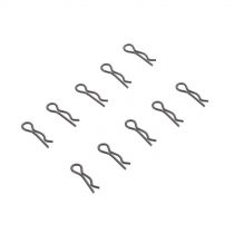 AX31374 3mm Body Clip Black (10) - HORIZON HOBBY - R&eacute;f&eacute;rence: AXIC3374