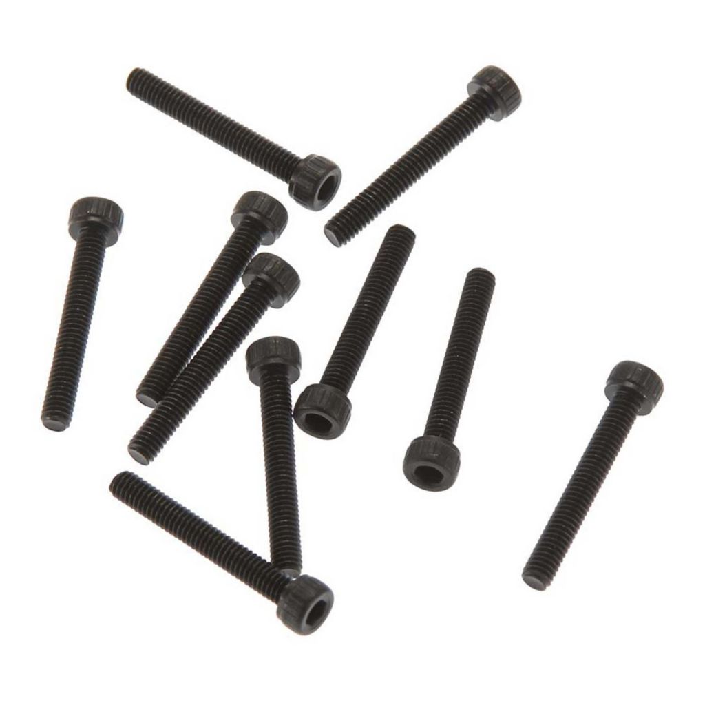 AX31399 M2.6x18mm Cap Head Screw Black (10) - HORIZON HOBBY - R&eacute;f&eacute;rence: AXIC3400