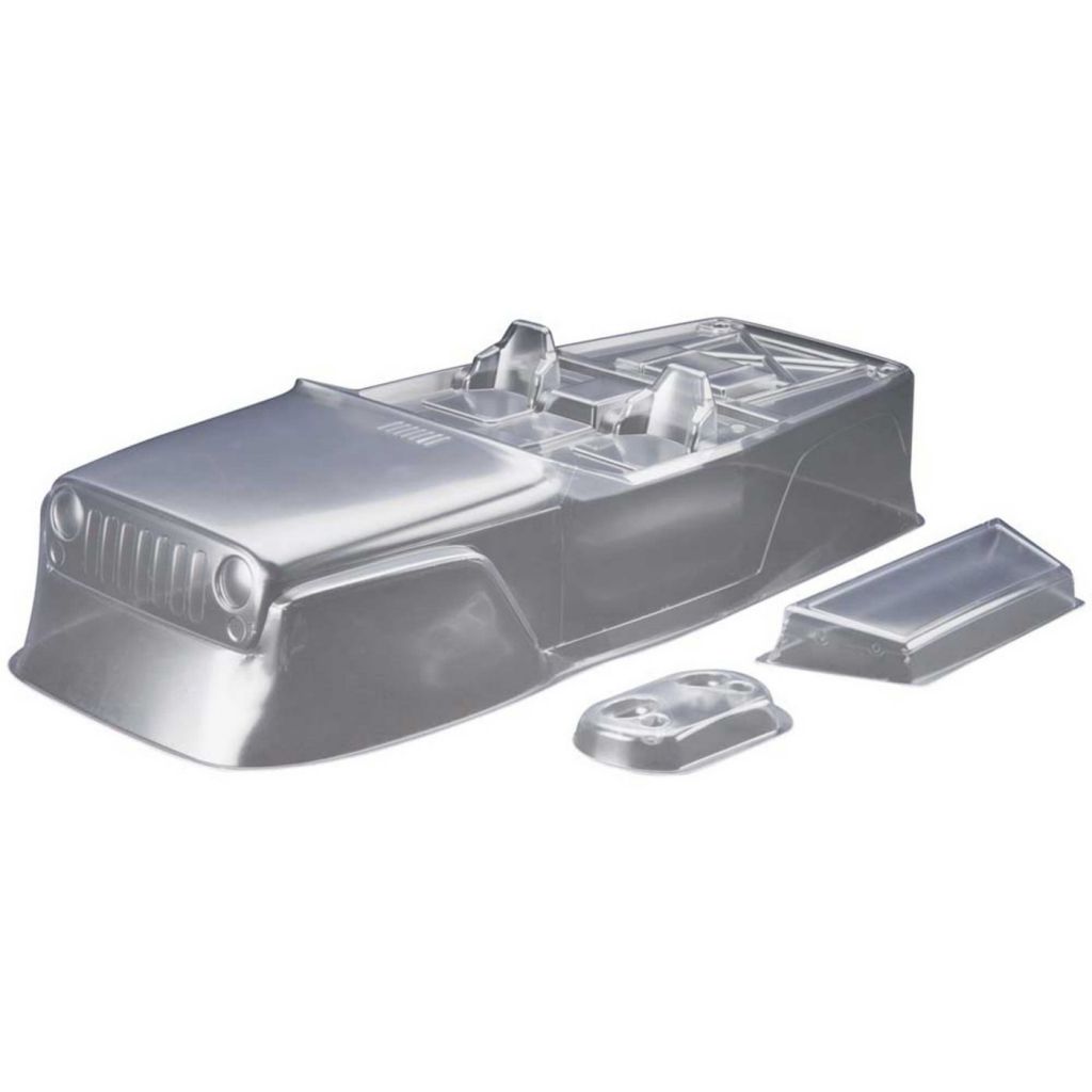 AX04038 Jeep Wrangler Race Body .40 Clear - HORIZON HOBBY - R&eacute;f&eacute;rence: AXIC4038
