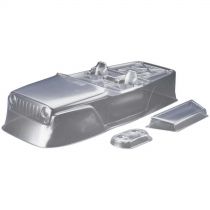 AX04038 Jeep Wrangler Race Body .40 Clear - HORIZON HOBBY - R&eacute;f&eacute;rence: AXIC4038