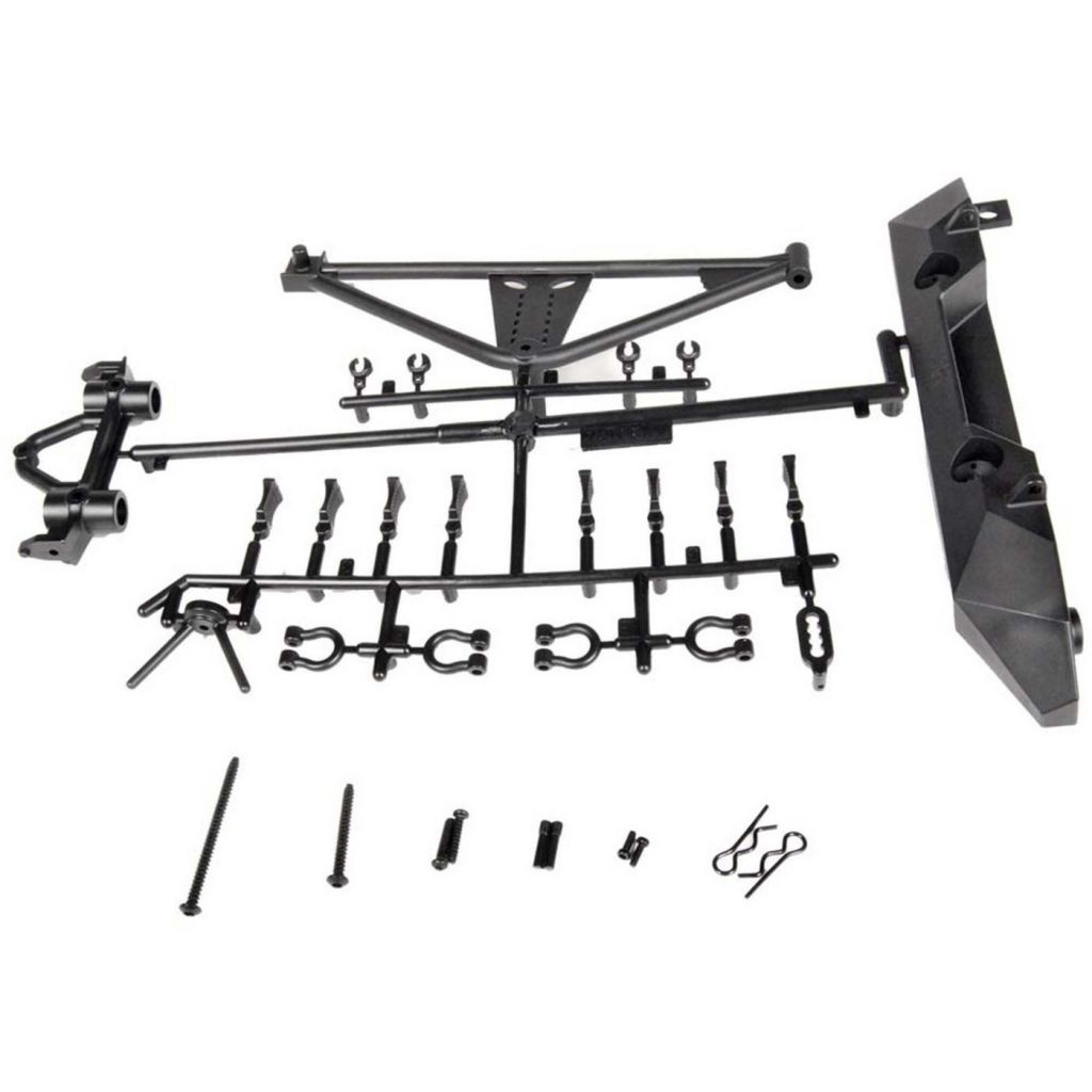 AX80126 RrBumper/TireCarrierSCX10/Poison Spyder/JK - HORIZON HOBBY - R&eacute;f&eacute;rence: AXIC4349