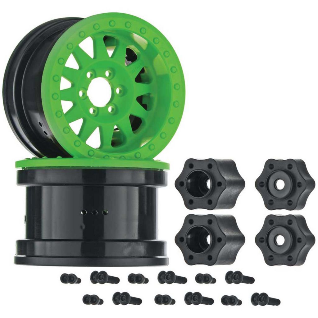 AX31363 2.2 Method Beadlock Wheel IFD Green (2) - HORIZON HOBBY - R&eacute;f&eacute;rence: AXIC8077