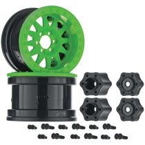 AX31363 2.2 Method Beadlock Wheel IFD Green (2) - HORIZON HOBBY - R&eacute;f&eacute;rence: AXIC8077