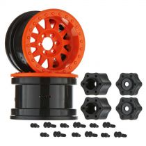AX31364 2.2 Method Beadlock Wheel IFD Orange (2) - HORIZON HOBBY - R&eacute;f&eacute;rence: AXIC8078