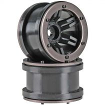 AX8091 Rocksters 2.2 Beadlock Wheel Black (2) - HORIZON HOBBY - R&eacute;f&eacute;rence: AXIC8091