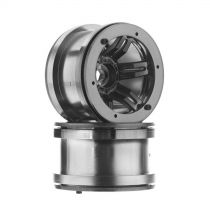 AX8095 2.2 Rocksters Beadlock Blk Chrm - HORIZON HOBBY - R&eacute;f&eacute;rence: AXIC8095