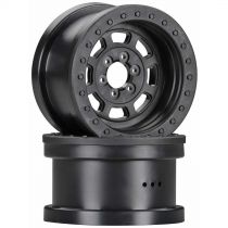AX08141 2.2 Trail Ready HD Series Wheels Black (2) - HORIZON HOBBY - R&eacute;f&eacute;rence: AXIC8141