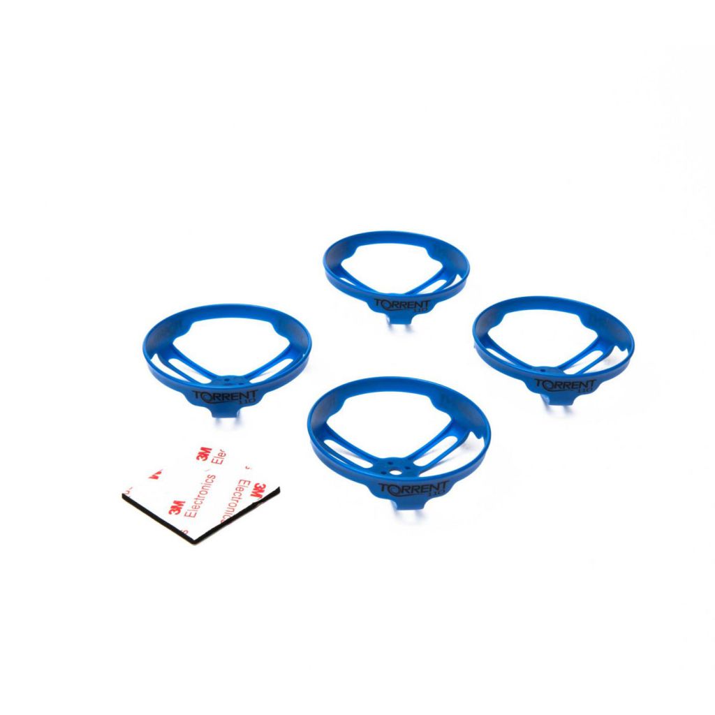 Torrent 110 - Protections d'h&eacute;lices, bleues (4) - HORIZON HOBBY - R&eacute;f&eacute;rence: BLH04003BL