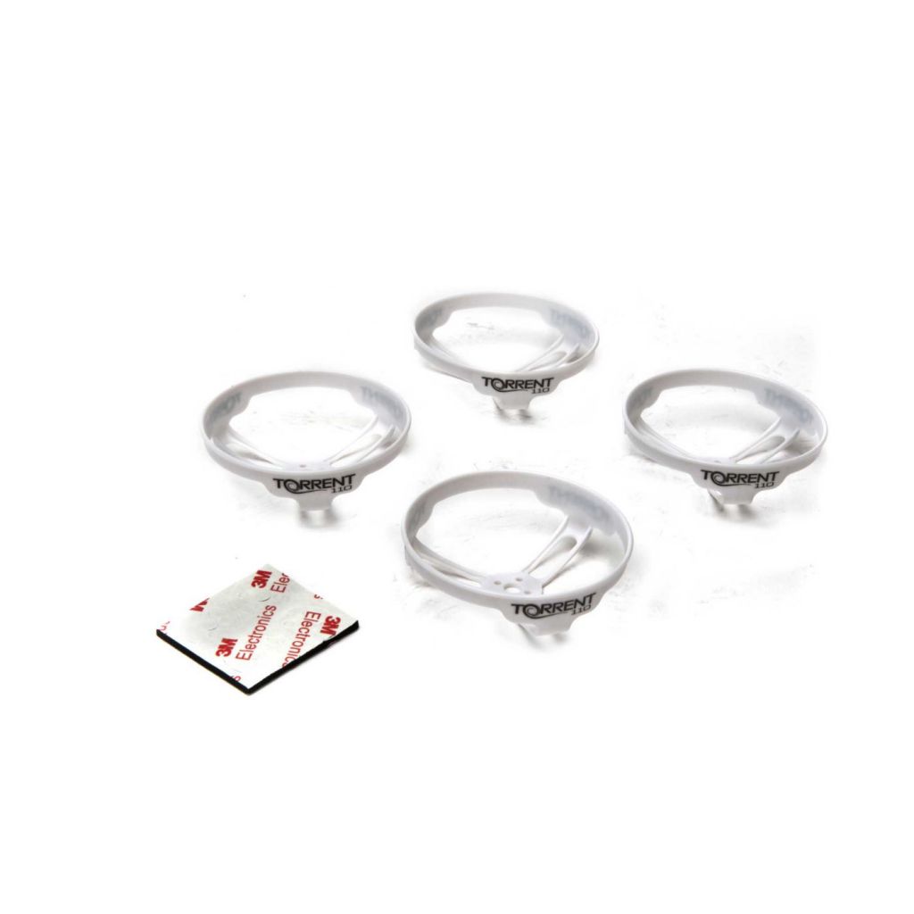 Torrent 110 - Protections d'h&eacute;lices, blanches (4) - HORIZON HOBBY - R&eacute;f&eacute;rence: BLH04003WH