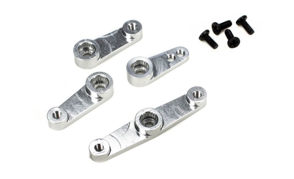 B450,400 -Bras de servos en aluminium - HORIZON HOBBY - R&eacute;f&eacute;rence: BLH1676A