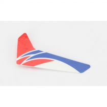 Red Vertical Fin with Decal: mCP X - HORIZON HOBBY - R&eacute;f&eacute;rence: BLH3520R