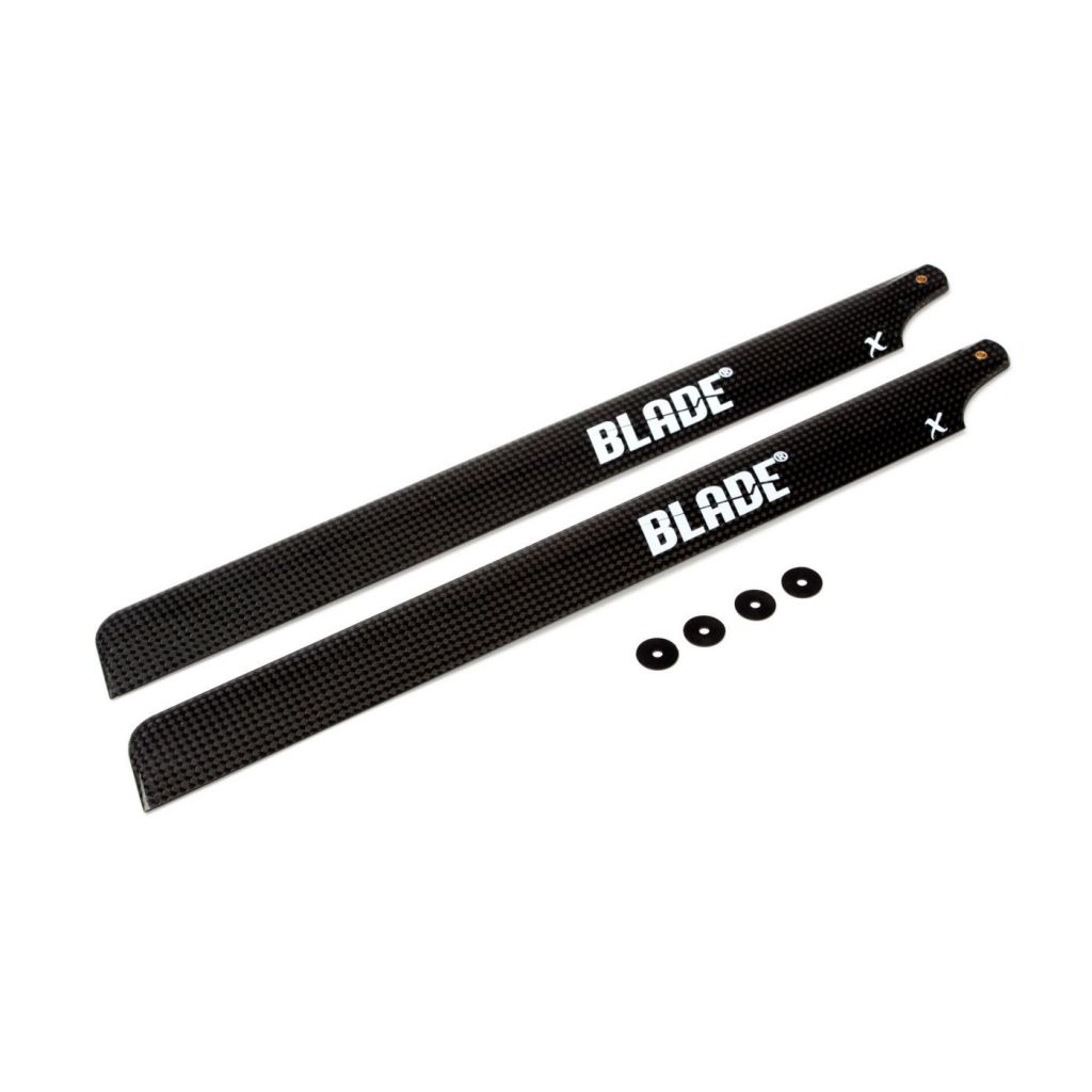 B450X -Paire de pales principales en carbone 325mm avec rondelles - HORIZON HOBBY - R&eacute;f&eacute;rence: BLH4315