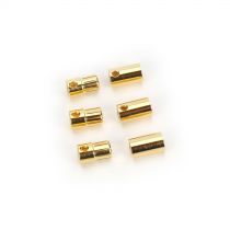 SET OF 3 FEMALE AND MALE 8.0MM BULLET CONNECTORS - HORIZON HOBBY - R&eacute;f&eacute;rence: CSECCBUL83