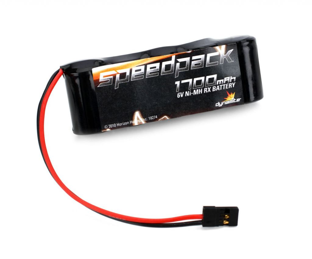NiMh Rx 6V 1700mAh 5 &eacute;l&eacute;ments &agrave; plat - HORIZON HOBBY - R&eacute;f&eacute;rence: DYN1460