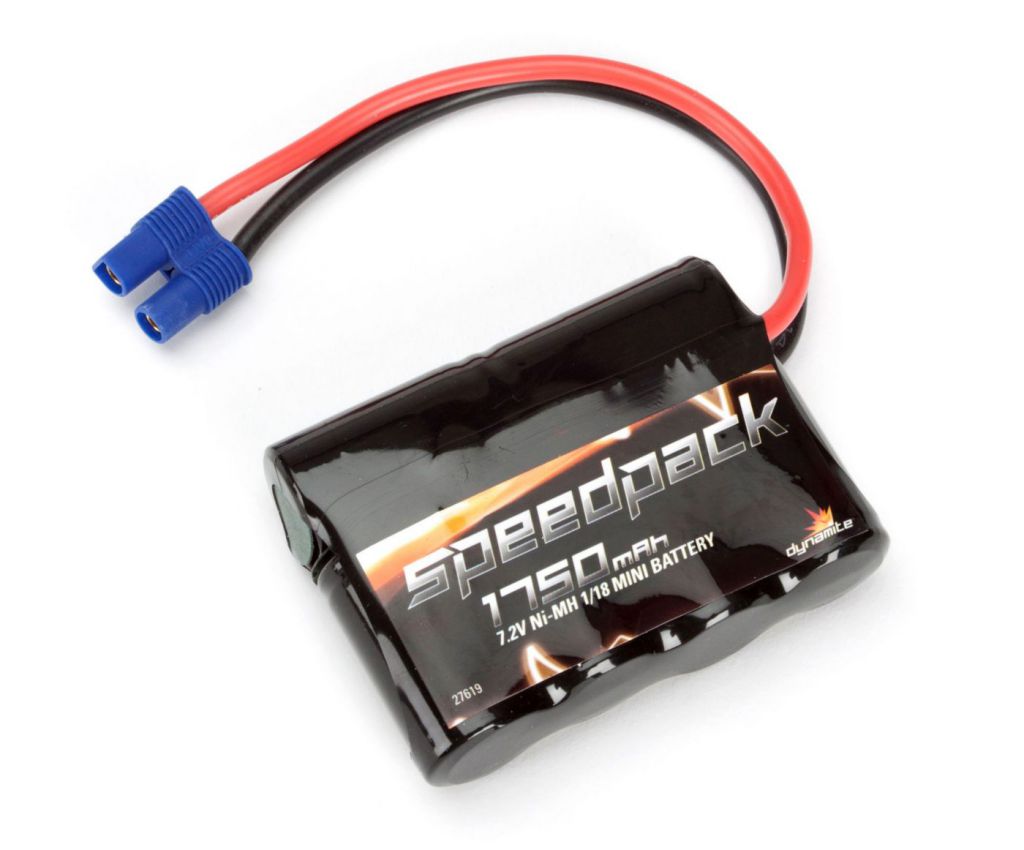 Batterie 7.2V 1750mA NiMH, prise EC3 pour Mini 1/18 - HORIZON HOBBY - R&eacute;f&eacute;rence: DYN1469