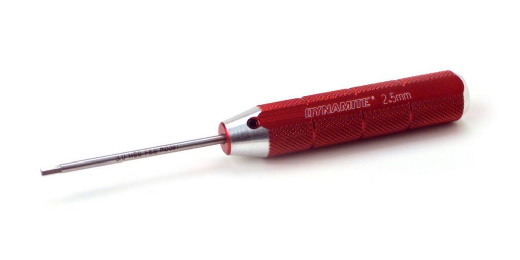 Tournevis hexagonal forg&eacute;, Rouge: 2.5mm - HORIZON HOBBY - R&eacute;f&eacute;rence: DYN2902